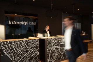 Check In desk at an IntercityHotel